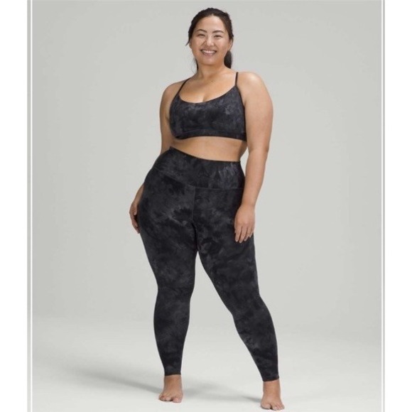 NEW Lululemon Align High-Rise Pant 28" Size 20 Diamond Dye Grey - Picture 2 of 8